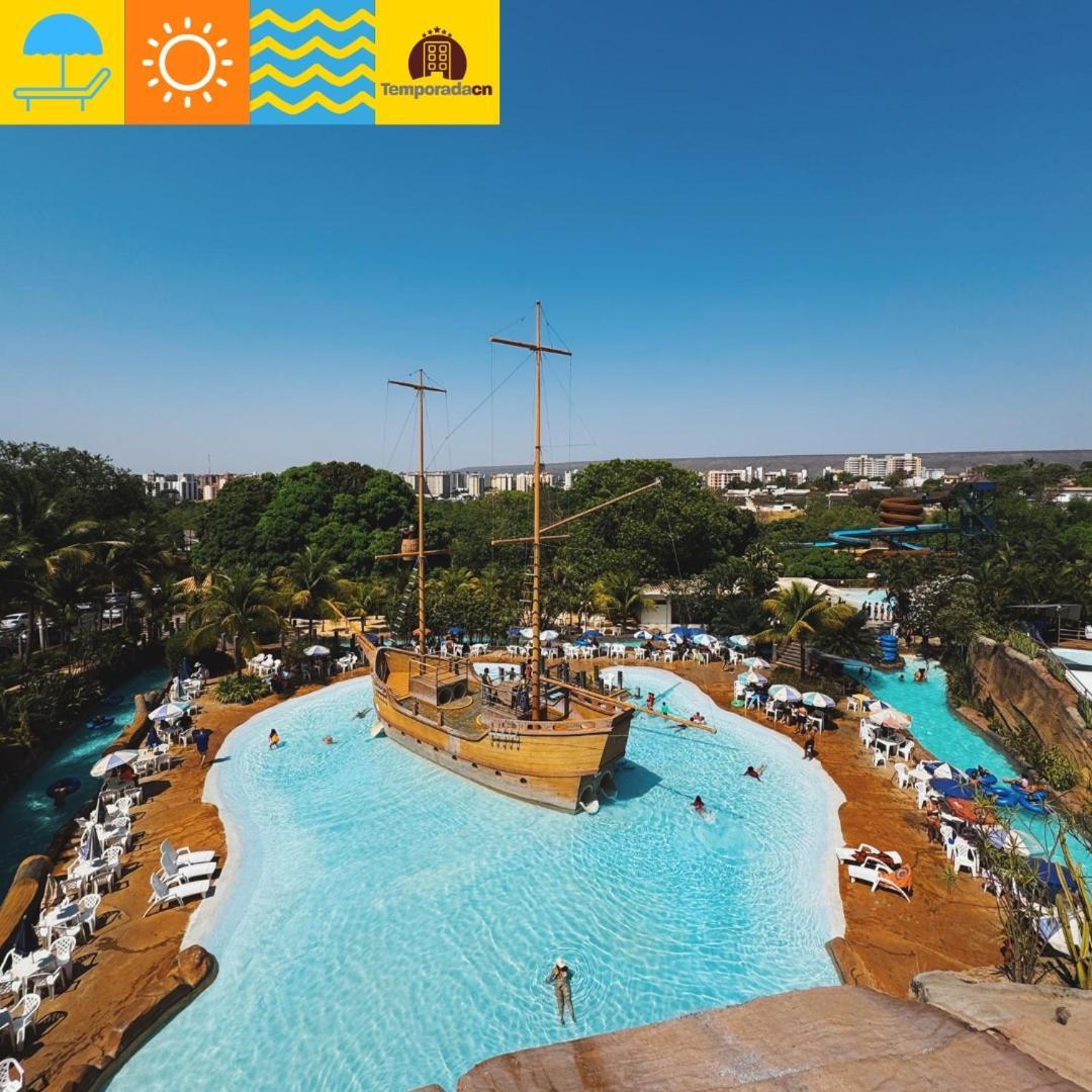 Aparthotel Spazzio Diroma Com Acesso Ao Acqua Park - Temporada Cn Caldas Novas